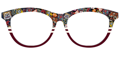 The Varsity Patches Split - Front Top Thumbnail - Pair Eyewear