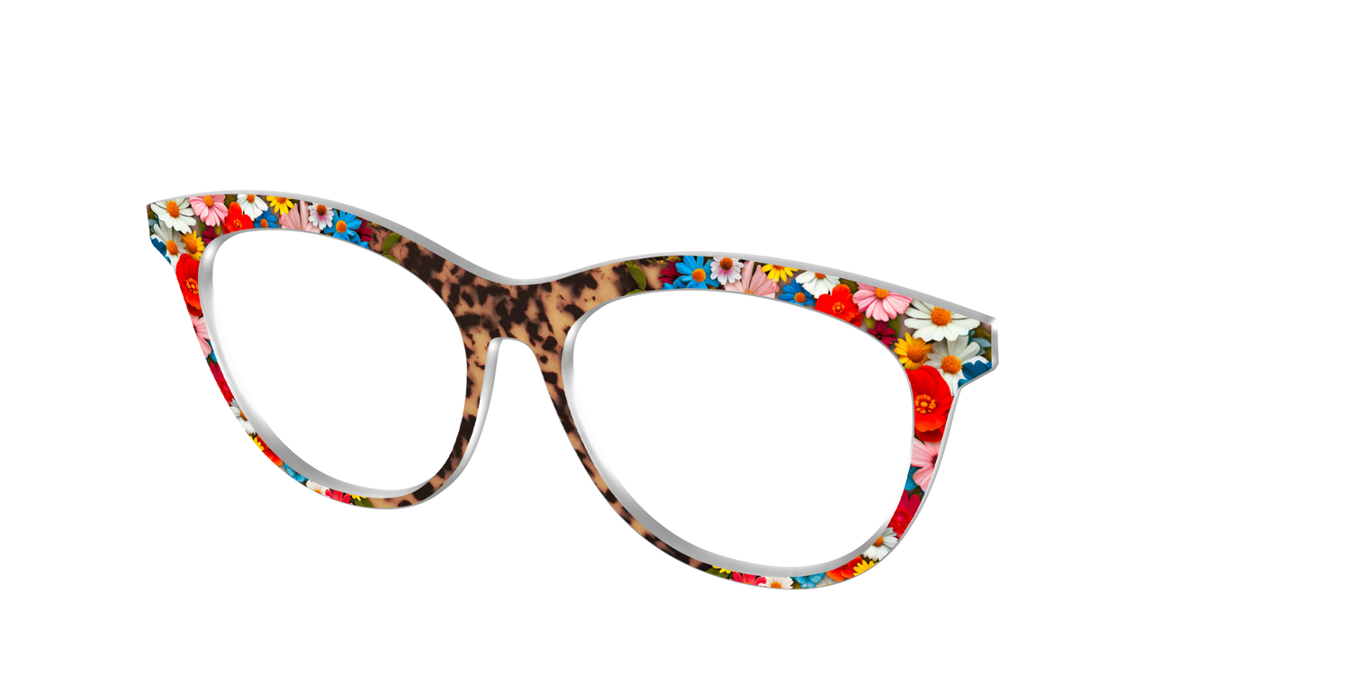 The Wildflower Tortoise - Angle Top Image - Pair Eyewear