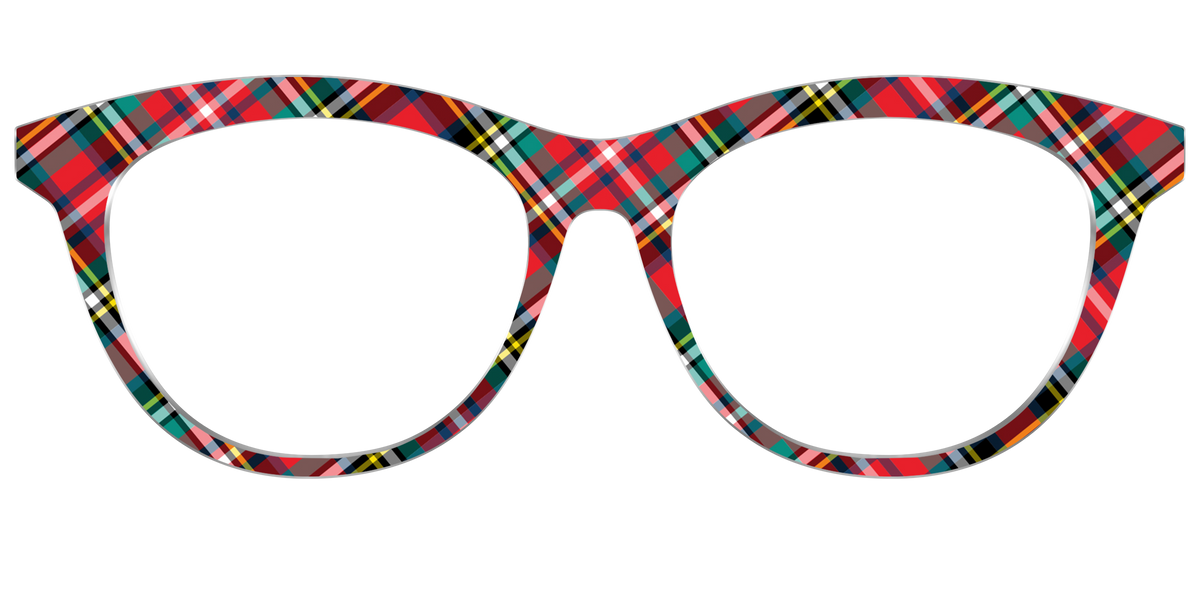 The Winter Plaid - Front Top Image - Pair Eyewear