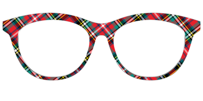 The Winter Plaid - Front Top Thumbnail - Pair Eyewear