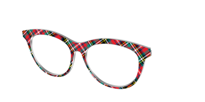 The Winter Plaid - Angle Top Thumbnail - Pair Eyewear
