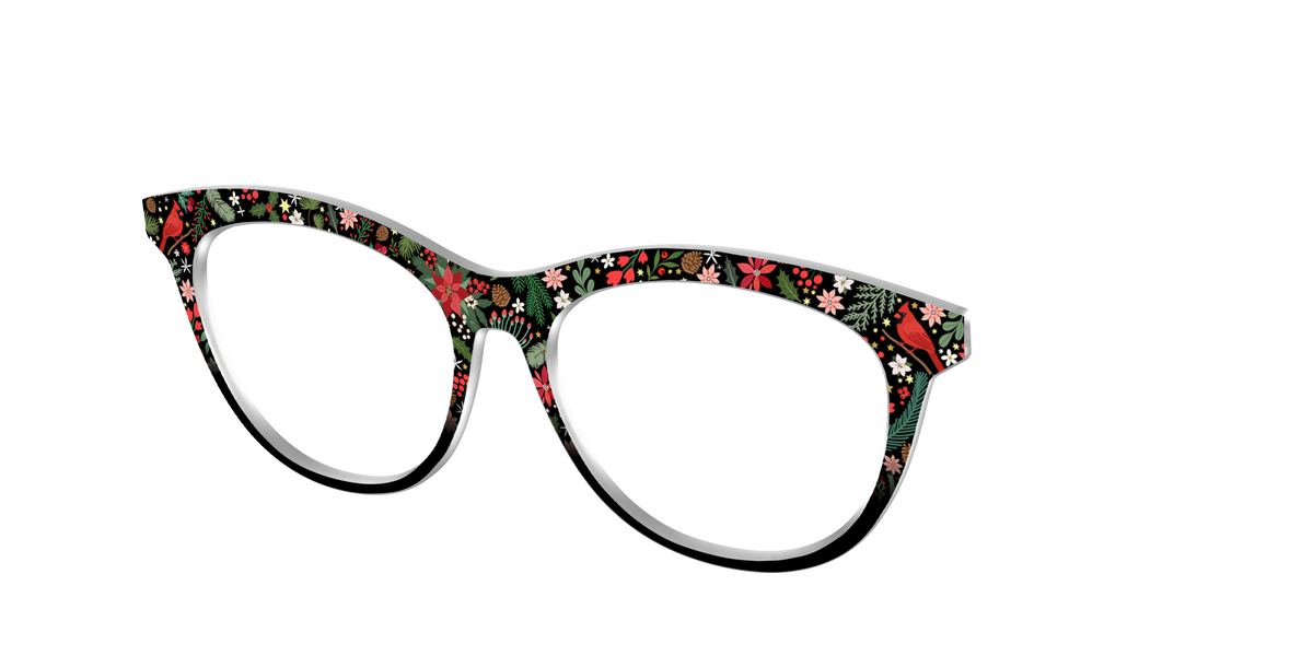 The Winter Wonderland Floral - Angle Top Image - Pair Eyewear