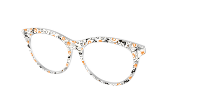 Zero Crystal with Glitter - Angle Top Thumbnail - Pair Eyewear