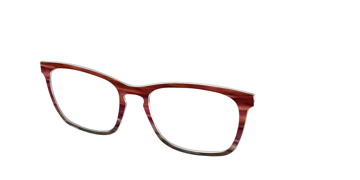 The Auburn Gradient Horn - Angle Top Image - Pair Eyewear