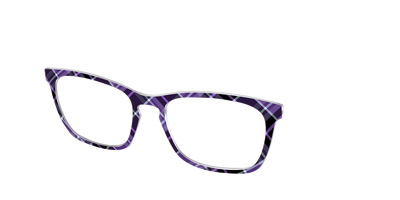 The Blackberry Plaid - Angle Top Thumbnail - Pair Eyewear