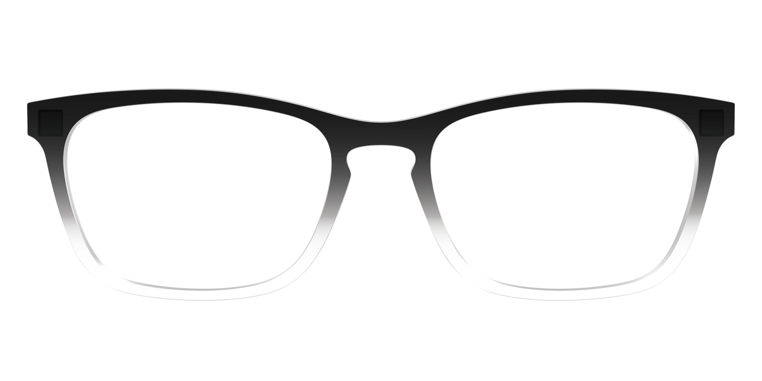 The Black Gradient Crystal - Front Top Image - Pair Eyewear