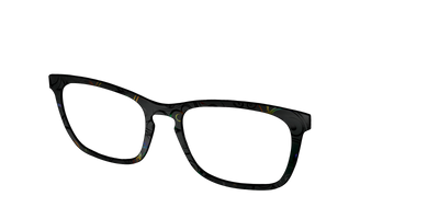 The Black Holographic Scrolls - Angle Top Thumbnail - Pair Eyewear