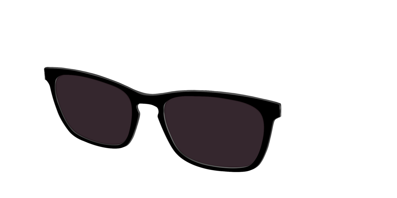 The Black with Urban Explorer Lens - Angle Top Image - Pair Eyewear