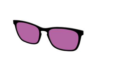 The Black with Violet Golf Lens - Angle Top Thumbnail - Pair Eyewear