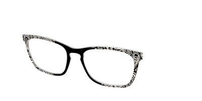 The Bone White Paisley - Angle Top Thumbnail - Pair Eyewear