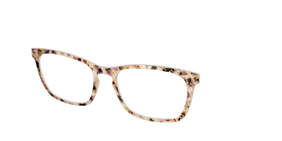 The Buttercream Tortoise with Gold Flakes - Angle Top Thumbnail - Pair Eyewear