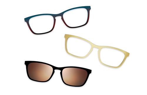 Tortoise Acetate Gold Metal - Set - Pair Eyewear