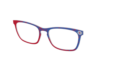 The Clippers Splatter - Angle Top Thumbnail - Pair Eyewear