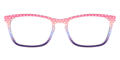 The Coral to Lilac Gradient Polka Dot - Front Top Thumbnail - Pair Eyewear