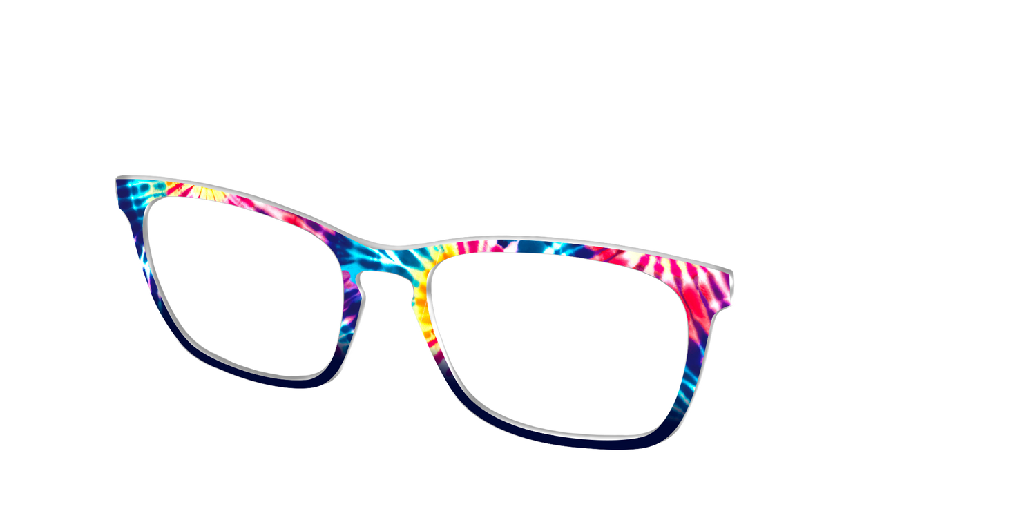 The Funky Tie-Dye - Angle Top Image - Pair Eyewear