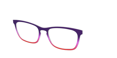 The Grape to Punch Gradient - Angle Top Thumbnail - Pair Eyewear
