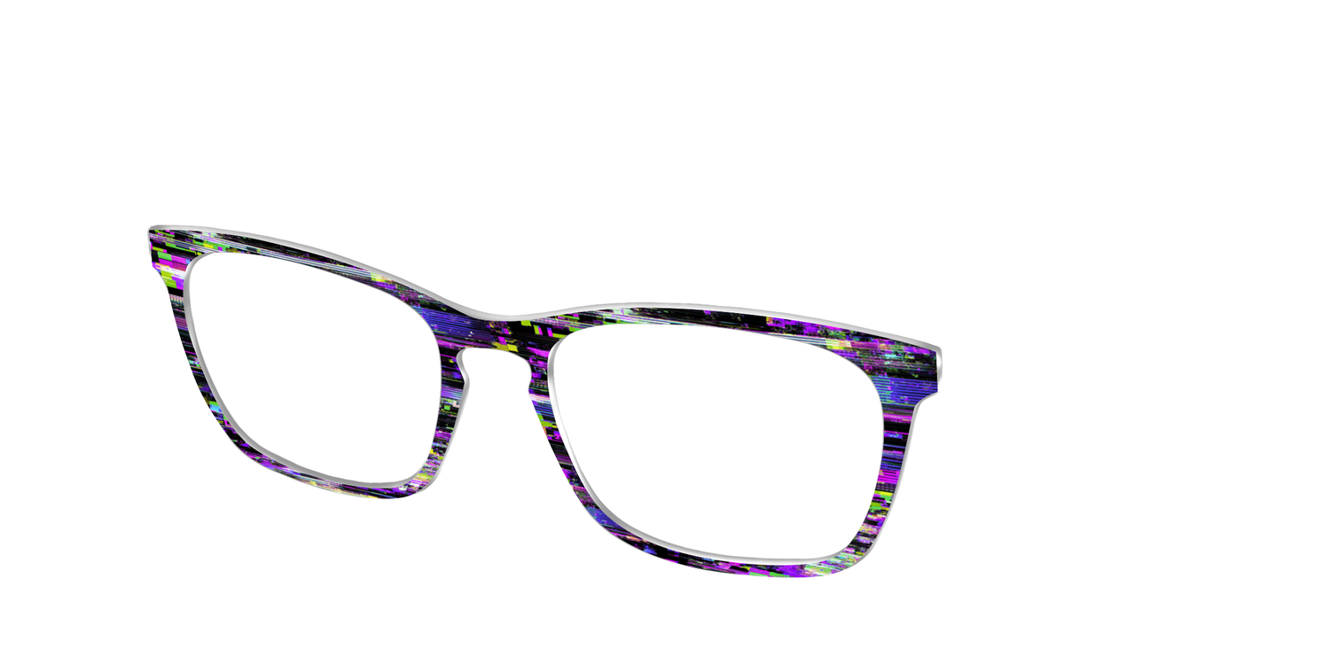 The Horror Film Glitch - Angle Top Image - Pair Eyewear