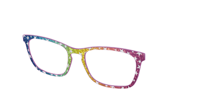 The Iridescent Rainbow Stars - Angle Top Thumbnail - Pair Eyewear