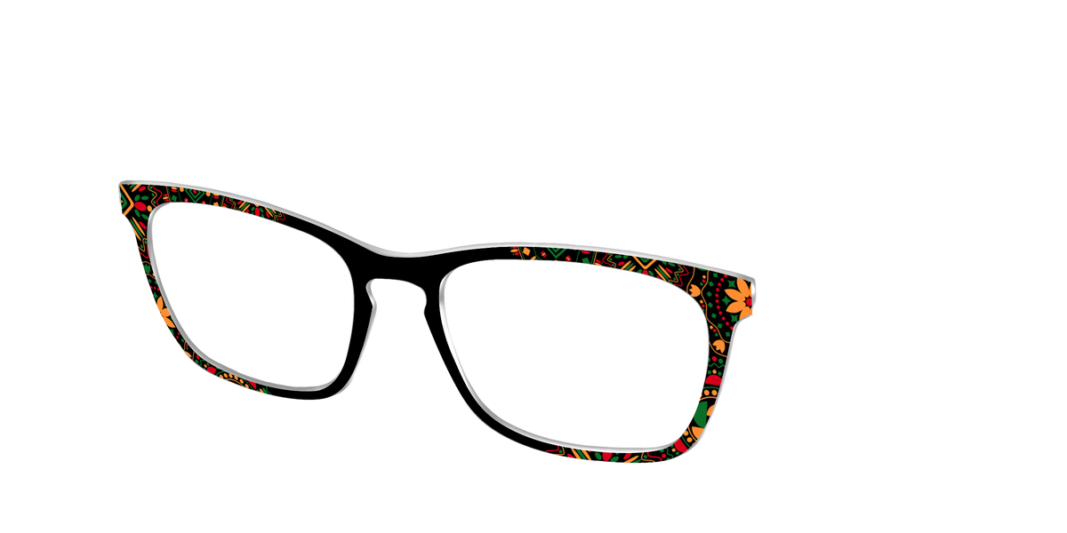 The Kwanzaa Medallion - Angle Top Image - Pair Eyewear