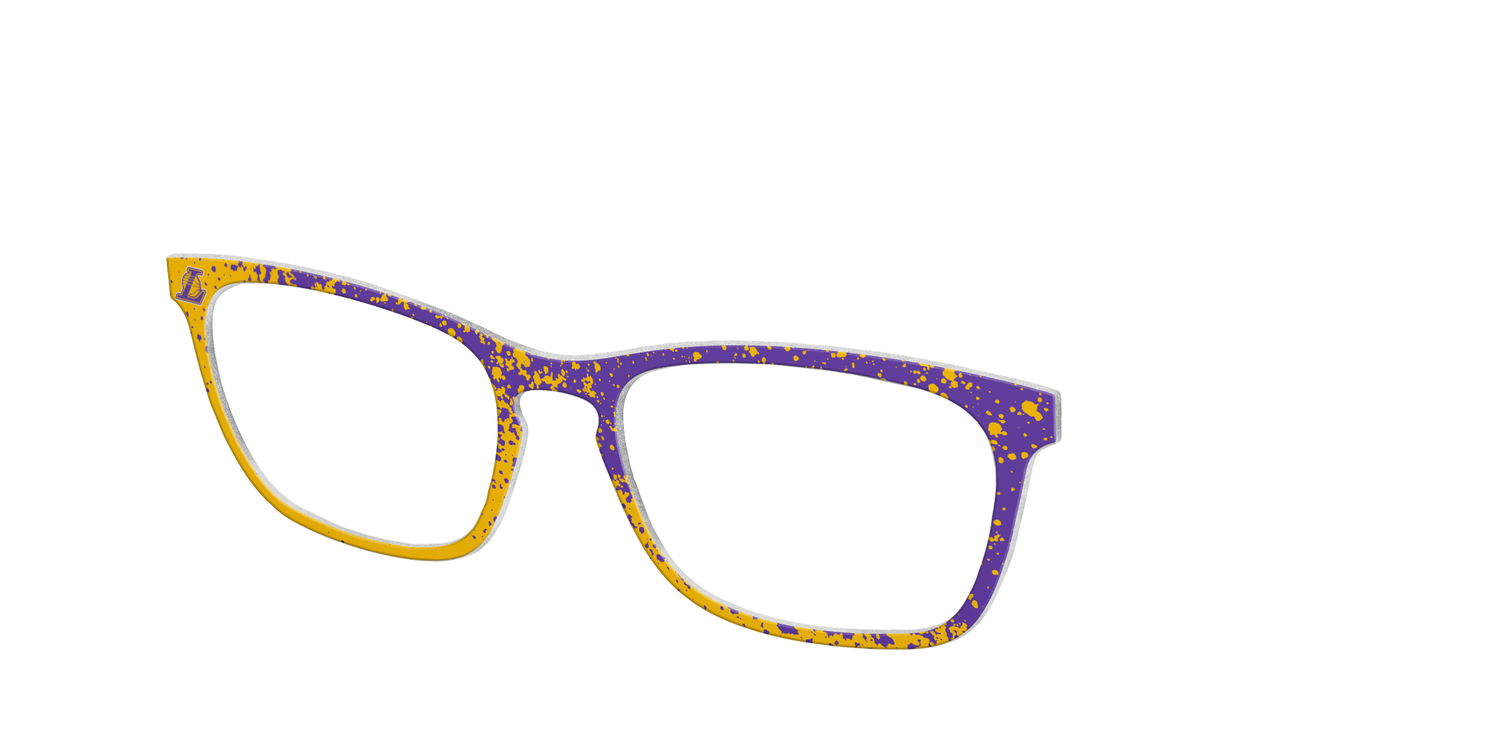Lakers Splatter - Angle Top Image - Pair Eyewear