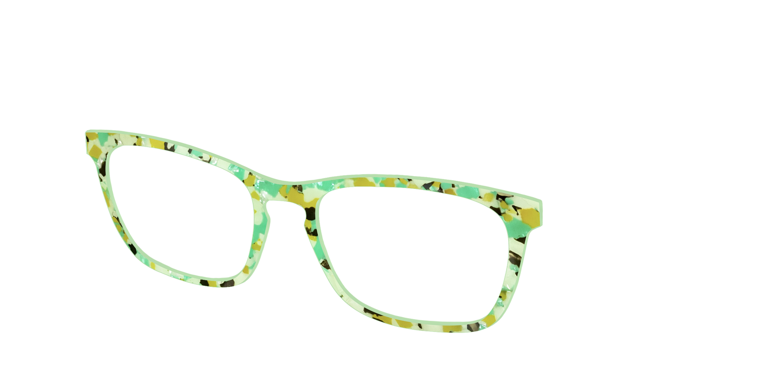 The Matcha Pearl Tortoise - Angle Top Image - Pair Eyewear