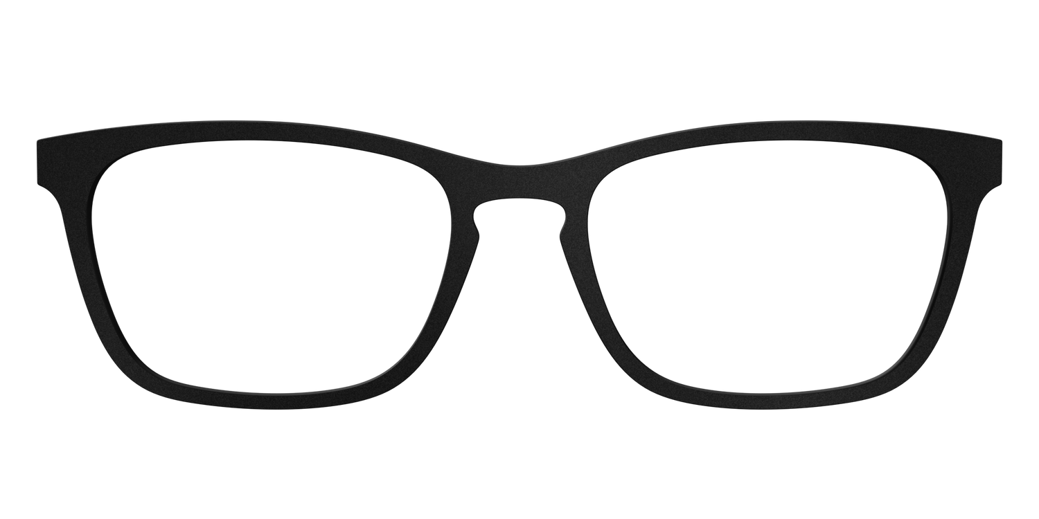 The Matte Black - Front Top Image - Pair Eyewear