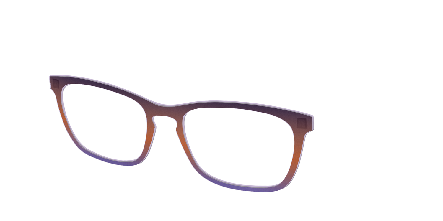 The Matte Midnight to Violet Gradient - Angle Top Image - Pair Eyewear