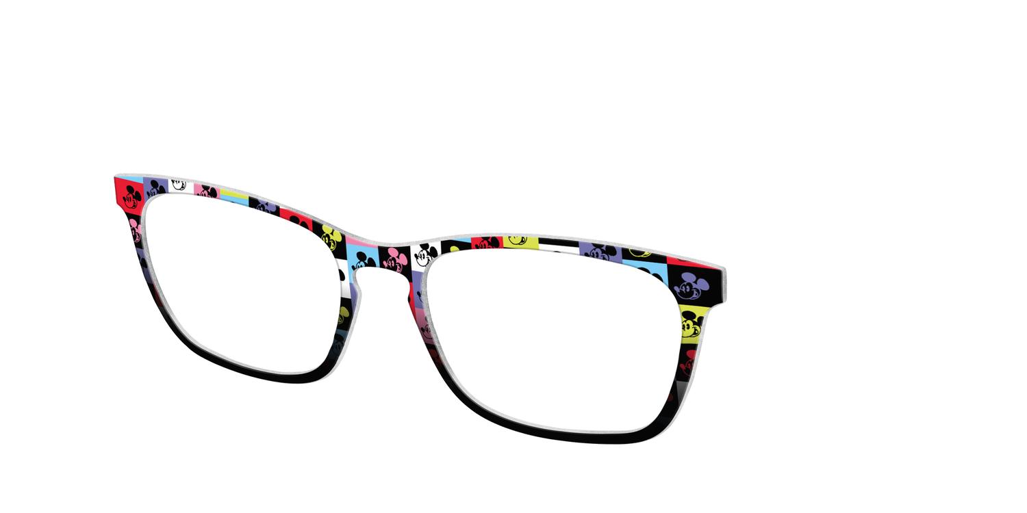 The Mickey Check - Angle Top Image - Pair Eyewear