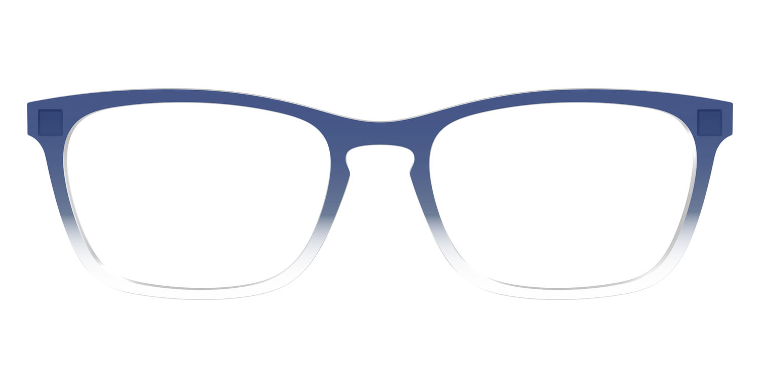 The Navy Gradient Crystal - Front Top Image - Pair Eyewear