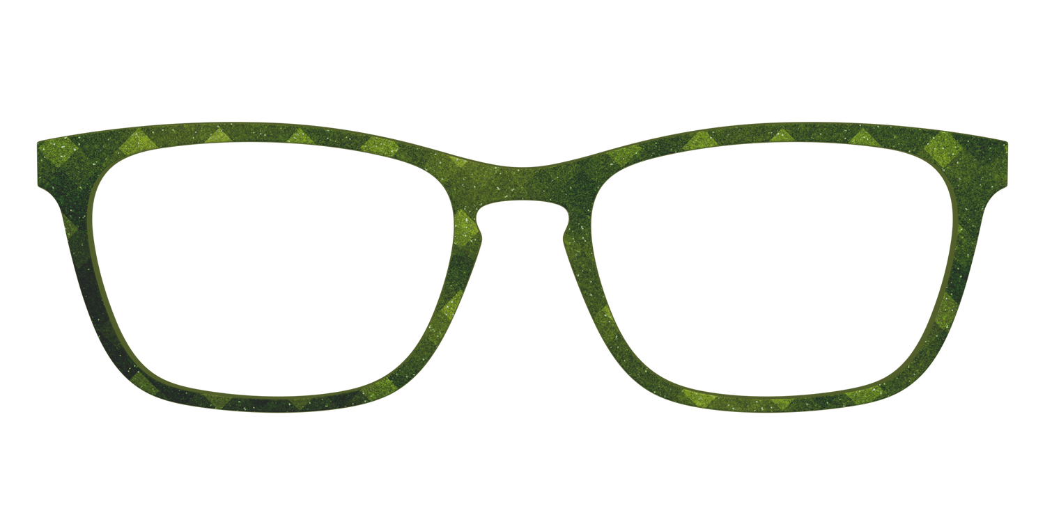 The Olive Geo - Front Top Image - Pair Eyewear