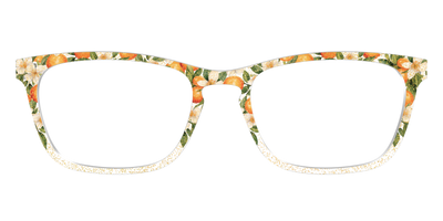 The Orange Blossom Glitter Crystal - Front Top Thumbnail - Pair Eyewear