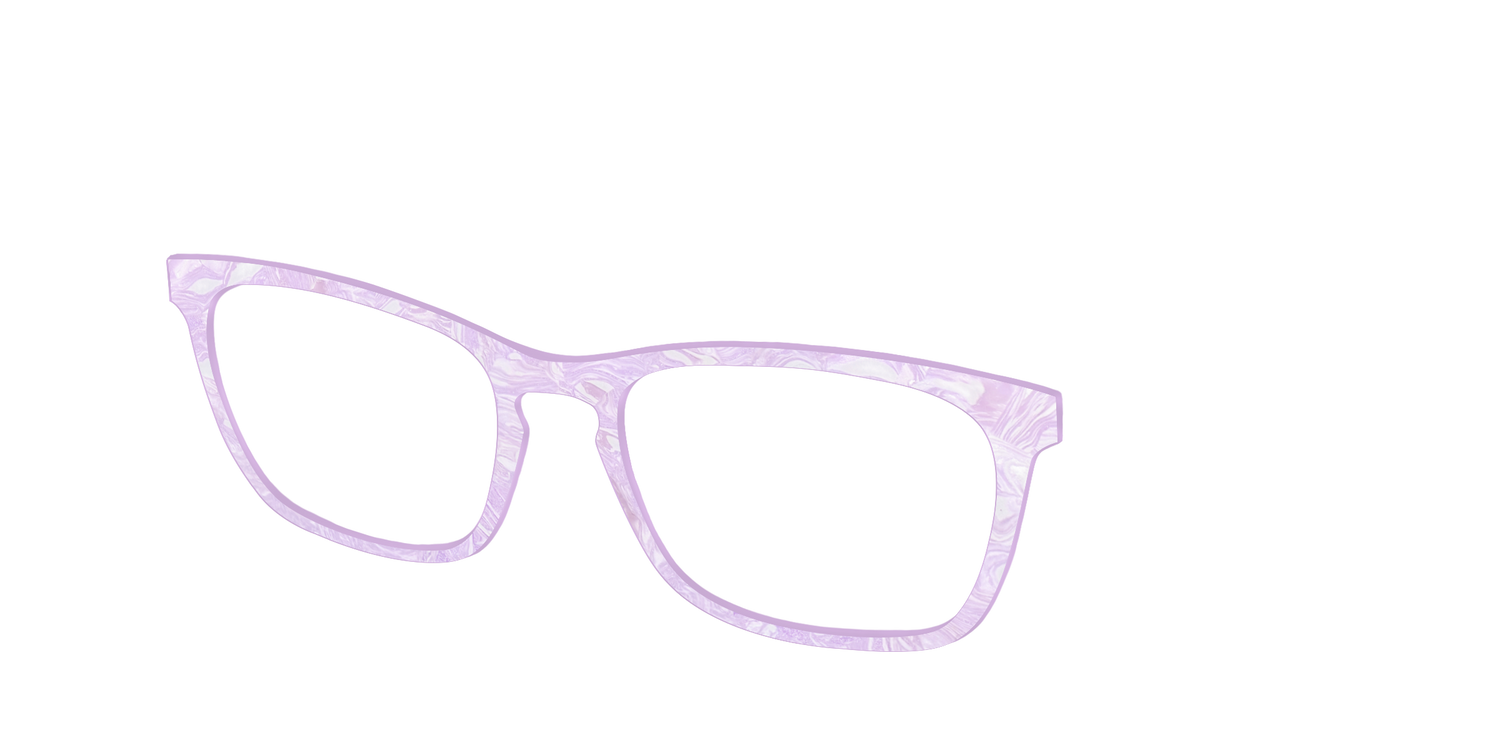 The Pale Iris Pearl Marble - Angle Top Image - Pair Eyewear
