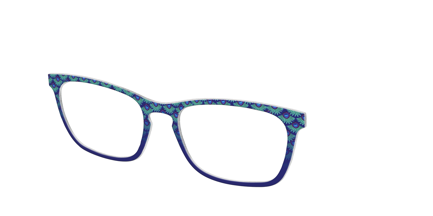 The Peacock Scallop - Angle Top Image - Pair Eyewear