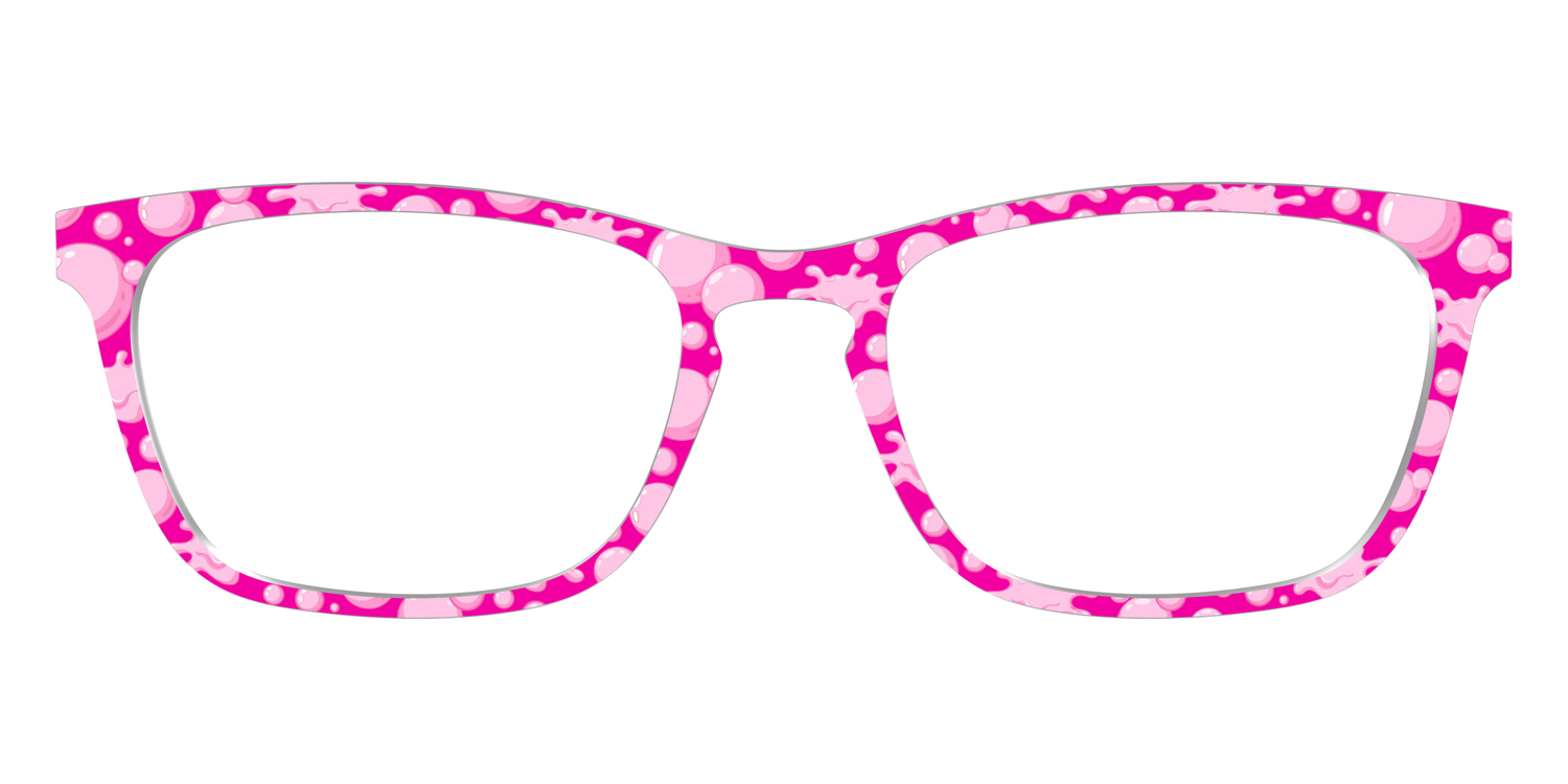 The Pink Pop Bubbles - Front Top Image - Pair Eyewear