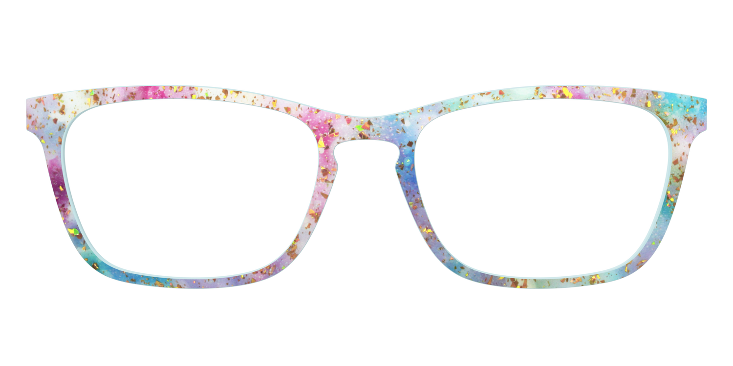 The Pixie Bokeh with Gold Flakes - Front Top Image - Pair Eyewear