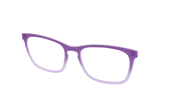 The Plum to Lilac Gradient Crystal - Angle Top Thumbnail - Pair Eyewear