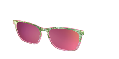 The Polarized Kiwi & Guava Pearl Sun Top - Angle Top Thumbnail - Pair Eyewear