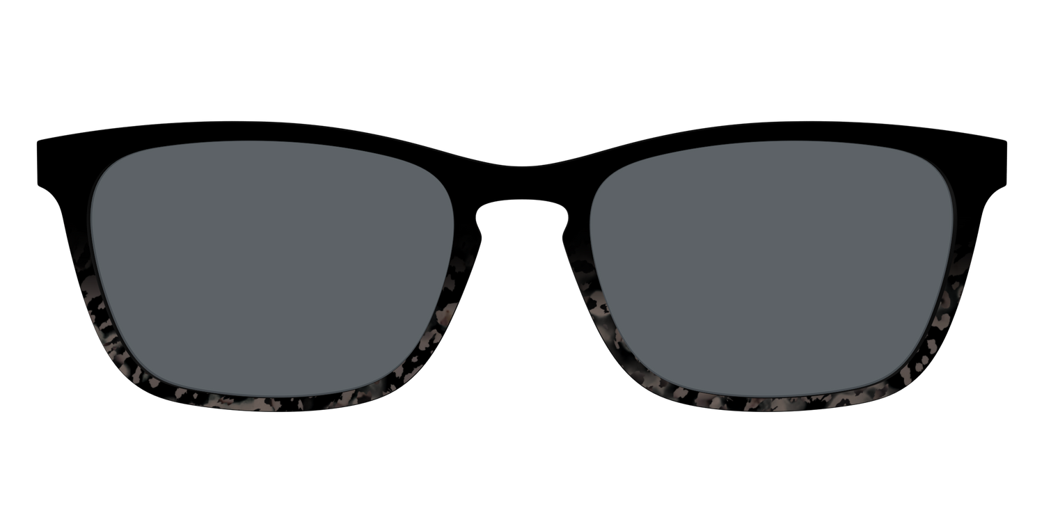 The Polarized Shaded Tortoise Sun Top - Front Top Image - Pair Eyewear