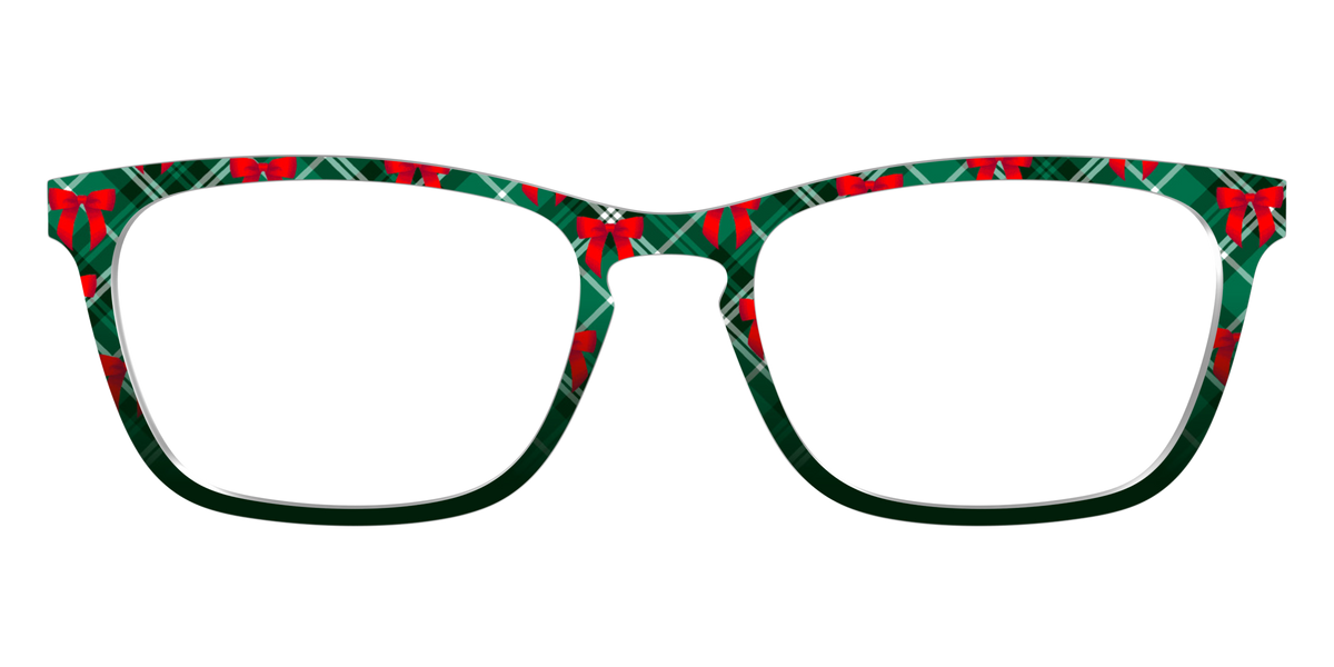 The Ribbon-Clad Plaid - Front Top Image - Pair Eyewear