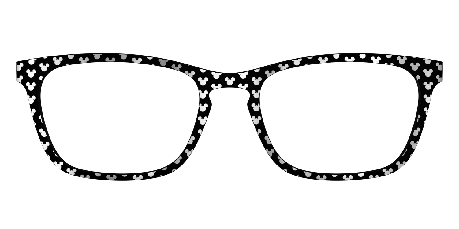 The Silver Foil Mickey - Front Top Image - Pair Eyewear