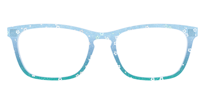 The Sky Blue Crystal with Daisy Glitter - Front Top Thumbnail - Pair Eyewear