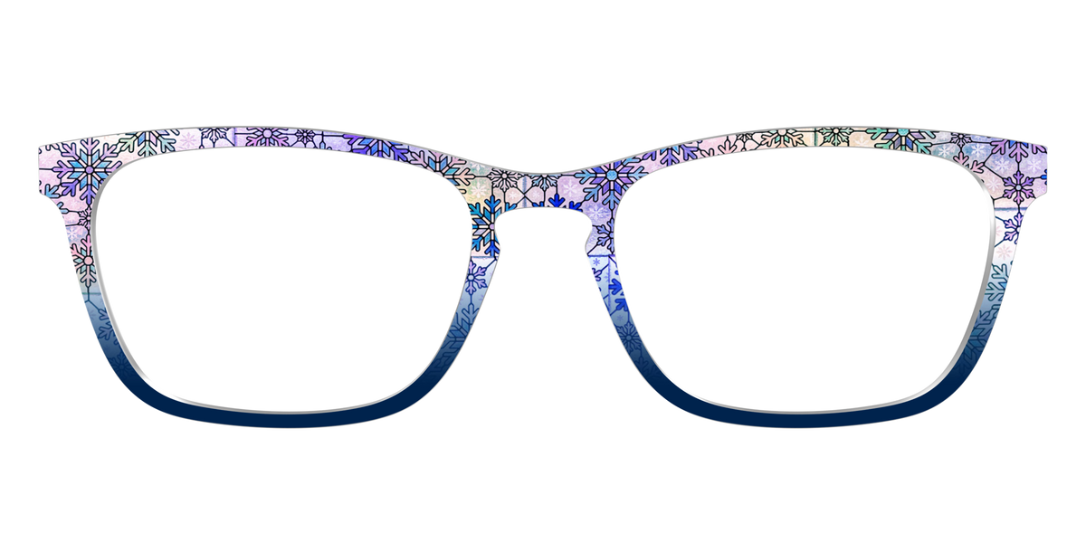 The Snowfall Stained Glass - Front Top Image - Pair Eyewear