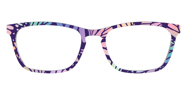 The Casper - Teal Pearlized Gradient Acetate Silver Metal