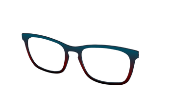 The Teal to Espresso Gradient - Angle Top Thumbnail - Pair Eyewear