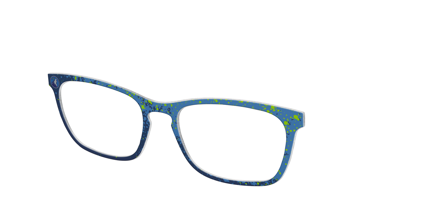 The Timberwolves Splatter - Angle Top Image - Pair Eyewear