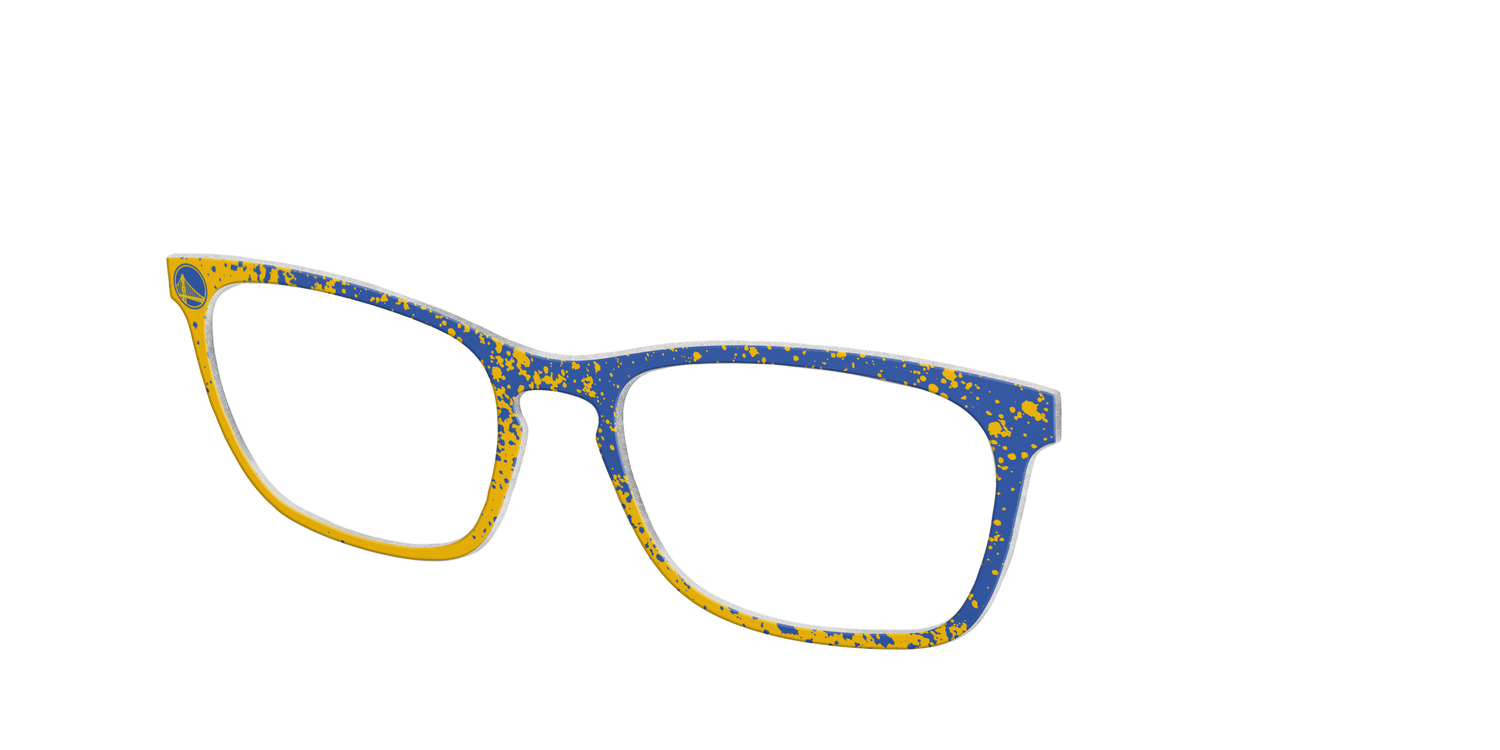 Warriors Splatter - Angle Top Image - Pair Eyewear
