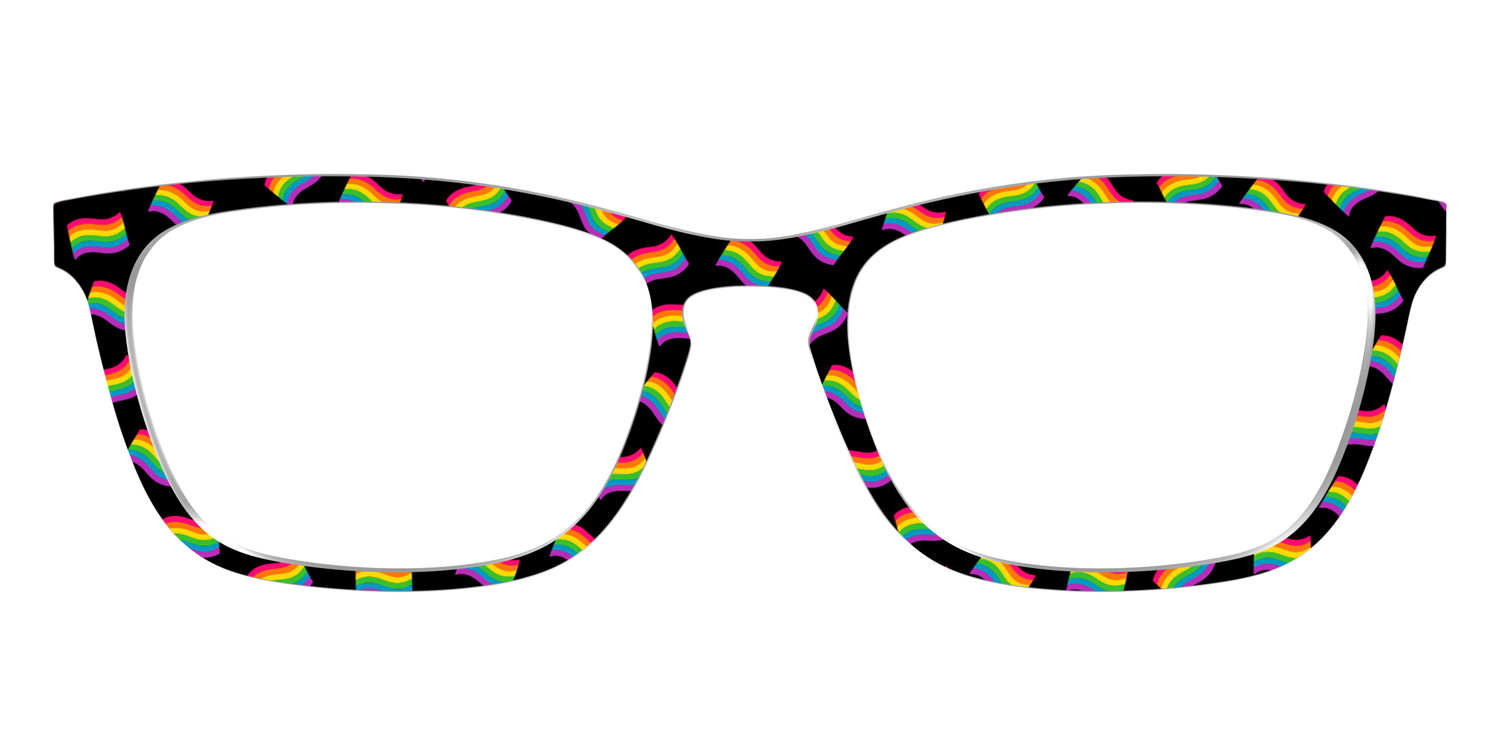 The Waving Pride - Front Top Image - Pair Eyewear