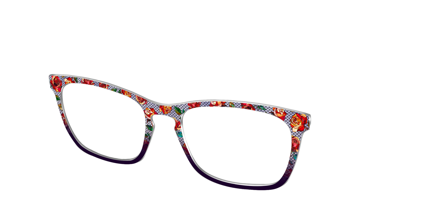 The Wedding Chapel Stained Glass - Angle Top Image - Pair Eyewear