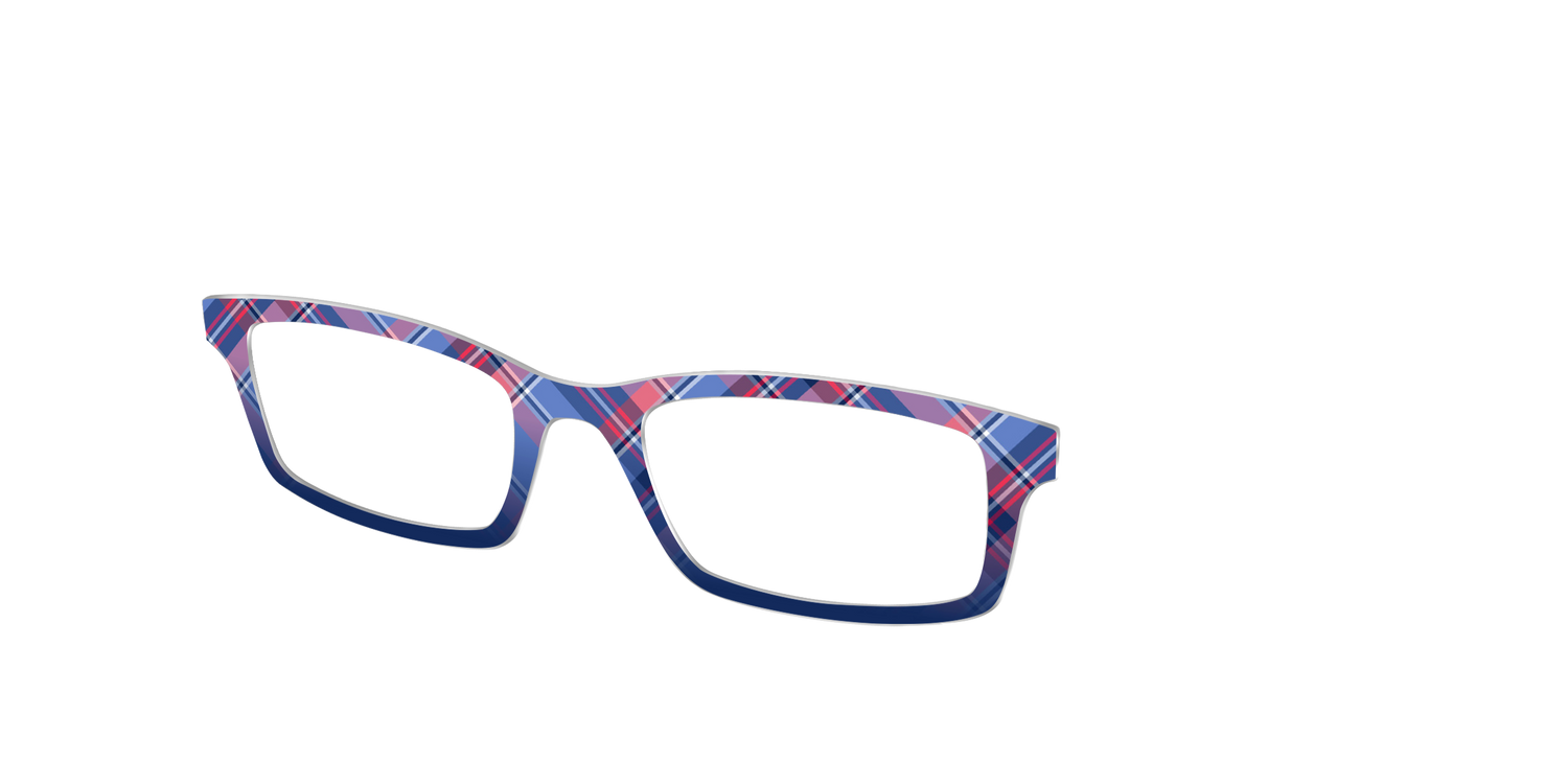 The Admiral Plaid - Angle Top Image - Pair Eyewear