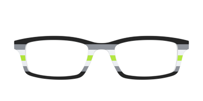 The Agender Flag - Front Top Thumbnail - Pair Eyewear